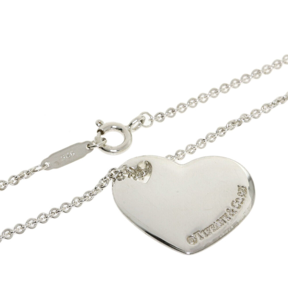 Tiffany Co Two Heart Necklace Silver